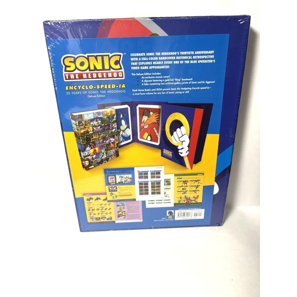 Sonic The Hedgehog Encyclo-Speed-ia Deluxe Edition Sealed Hardcover Book